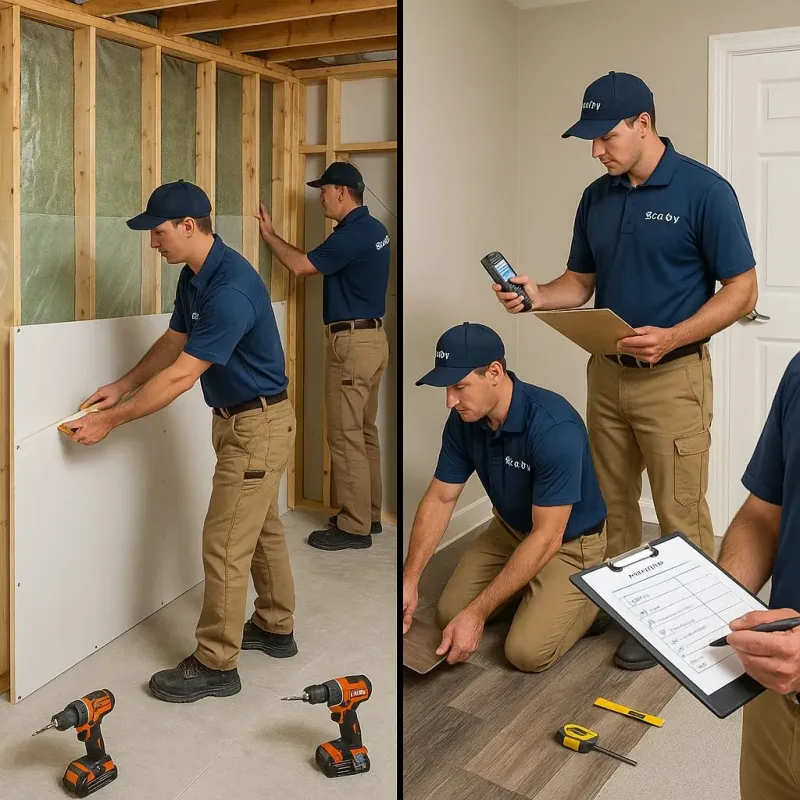 Repairs and Reconstruction process in Mott, ND